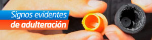 Tapón: Signos evidentes de adulteración 
