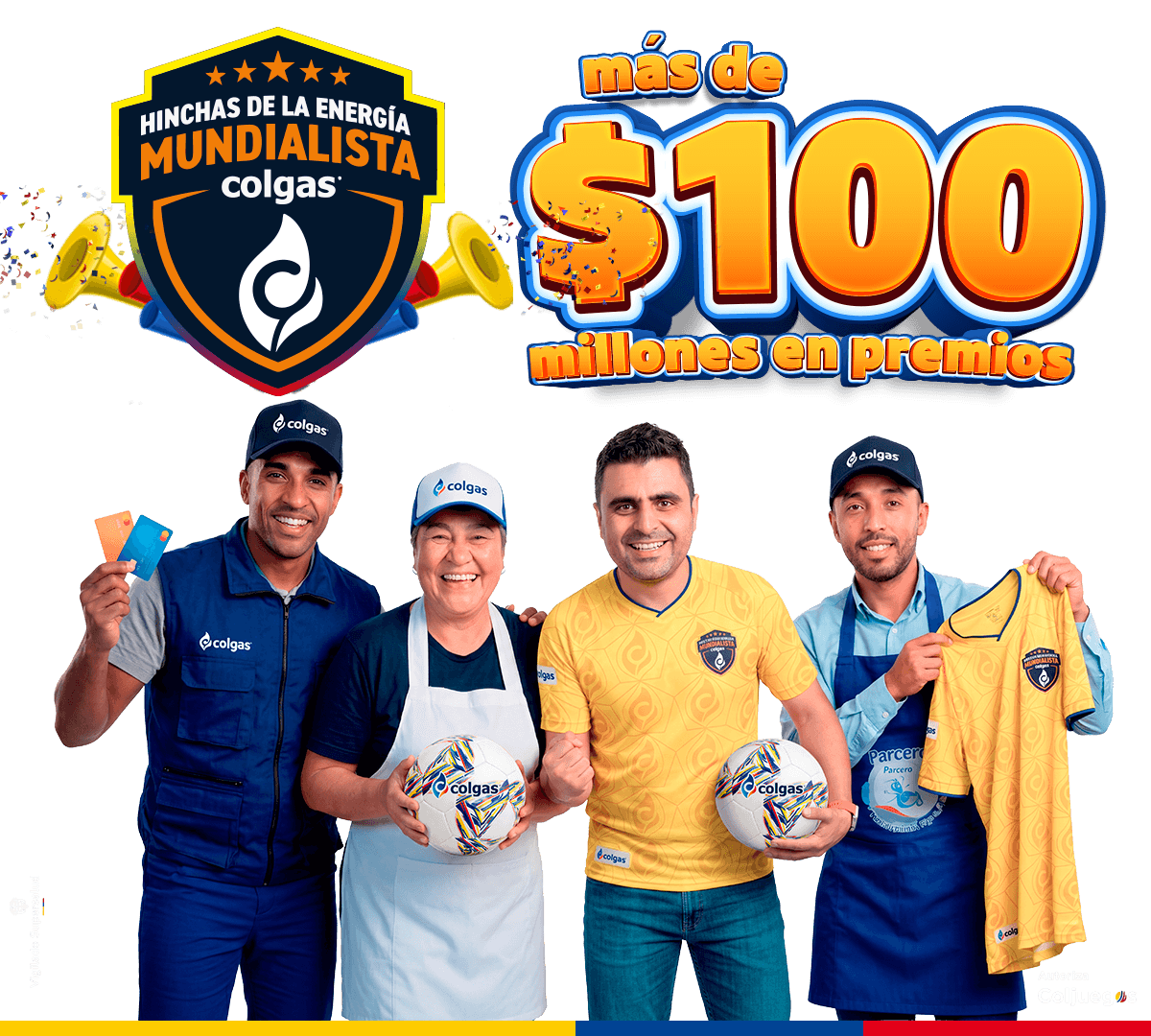 Colgas hinchas mundialistas